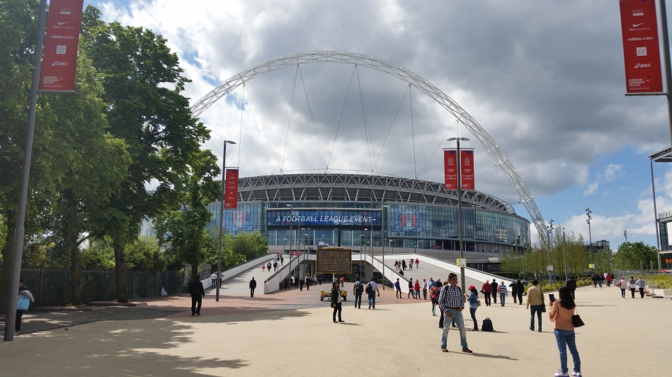 A View of Wembley From Wembley Way