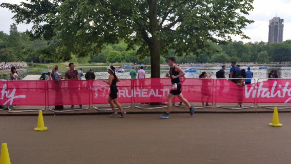 Competitors at the London Triathlon - inspirational people